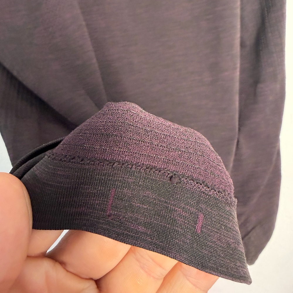 Lululemon Metal Vent Tech Tank Top 2.0 Mens L Heather Black Cherry - Picture 9 of 9